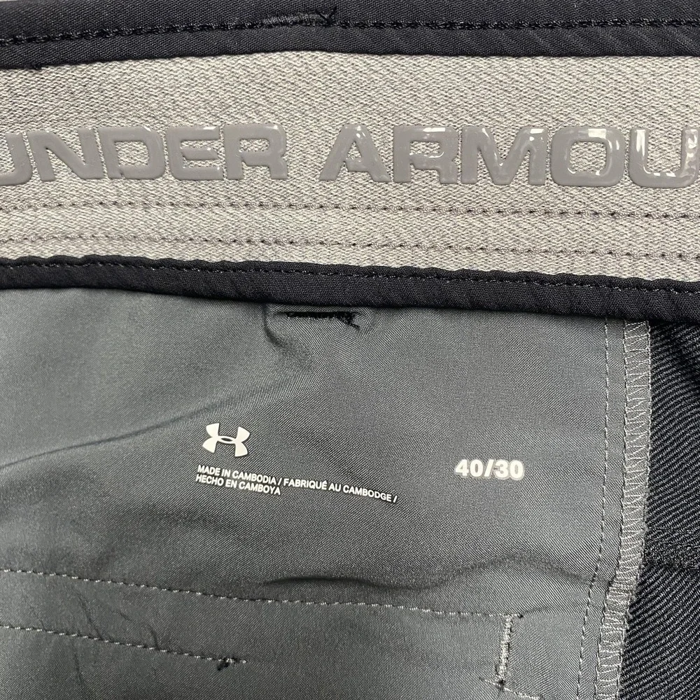 Under Armour Pants Mens 40x30‎ Gray Golf Performance Stretch Lightweight 1342264